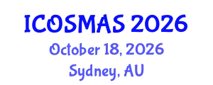 International Conference on Orthopedics, Sports Medicine and Arthroscopic Surgery (ICOSMAS) October 18, 2026 - Sydney, Australia