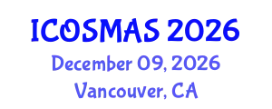 International Conference on Orthopedics, Sports Medicine and Arthroscopic Surgery (ICOSMAS) December 09, 2026 - Vancouver, Canada