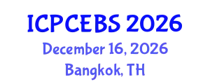 International Conference on Psychology, Cognitive, Education and Behavioral Sciences (ICPCEBS) December 16, 2026 - Bangkok, Thailand