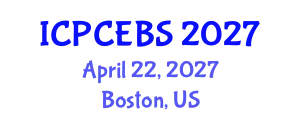 International Conference on Psychology, Cognitive, Education and Behavioral Sciences (ICPCEBS) April 22, 2027 - Boston, United States