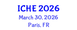International Conference on Higher Education (ICHE) March 30, 2026 - Paris, France