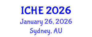 International Conference on Higher Education (ICHE) January 26, 2026 - Sydney, Australia
