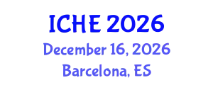 International Conference on Higher Education (ICHE) December 16, 2026 - Barcelona, Spain