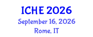 International Conference on Higher Education (ICHE) September 16, 2026 - Rome, Italy