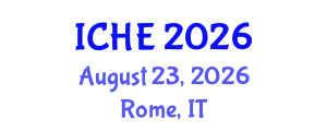 International Conference on Higher Education (ICHE) August 23, 2026 - Rome, Italy