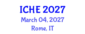 International Conference on Higher Education (ICHE) March 04, 2027 - Rome, Italy