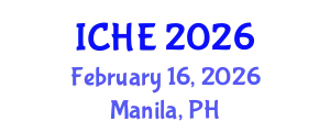 International Conference on Higher Education (ICHE) February 16, 2026 - Manila, Philippines