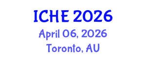 International Conference on Higher Education (ICHE) April 06, 2026 - Toronto, Australia