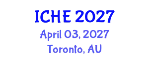 International Conference on Higher Education (ICHE) April 03, 2027 - Toronto, Australia