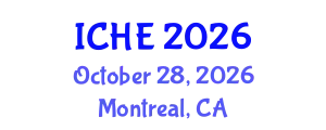 International Conference on Higher Education (ICHE) October 28, 2026 - Montreal, Canada