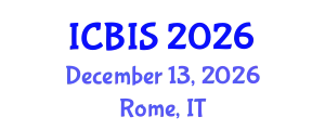International Conference on Business Information Systems (ICBIS) December 13, 2026 - Rome, Italy