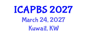 International Conference on Applied Psychology and Behavioral Sciences (ICAPBS) March 24, 2027 - Kuwait, Kuwait