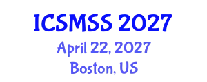 International Conference on Sport Medicine and Sport Science (ICSMSS) April 22, 2027 - Boston, United States
