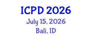 International Conference on Population and Development (ICPD) July 15, 2026 - Bali, Indonesia