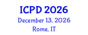 International Conference on Population and Development (ICPD) December 13, 2026 - Rome, Italy