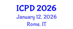 International Conference on Population and Development (ICPD) January 12, 2026 - Rome, Italy