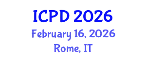 International Conference on Population and Development (ICPD) February 16, 2026 - Rome, Italy