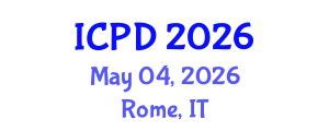 International Conference on Population and Development (ICPD) May 04, 2026 - Rome, Italy