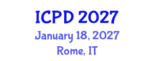 International Conference on Population and Development (ICPD) January 18, 2027 - Rome, Italy