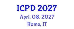 International Conference on Population and Development (ICPD) April 08, 2027 - Rome, Italy