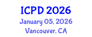 International Conference on Population and Development (ICPD) January 05, 2026 - Vancouver, Canada