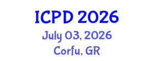 International Conference on Population and Development (ICPD) July 03, 2026 - Corfu, Greece