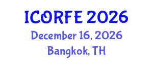 International Conference on Operations Research and Financial Engineering (ICORFE) December 16, 2026 - Bangkok, Thailand
