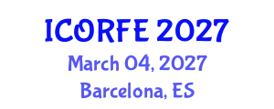 International Conference on Operations Research and Financial Engineering (ICORFE) March 04, 2027 - Barcelona, Spain