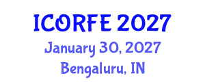 International Conference on Operations Research and Financial Engineering (ICORFE) January 30, 2027 - Bengaluru, India
