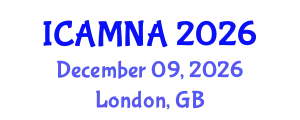 International Conference on Applied Mathematics and Numerical Analysis (ICAMNA) December 09, 2026 - London, United Kingdom