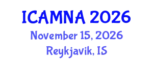 International Conference on Applied Mathematics and Numerical Analysis (ICAMNA) November 15, 2026 - Reykjavik, Iceland