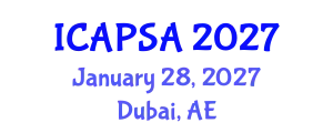International Conference on Atomic Physics, Systems and Applications (ICAPSA) January 28, 2027 - Dubai, United Arab Emirates
