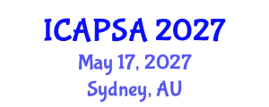 International Conference on Atomic Physics, Systems and Applications (ICAPSA) May 17, 2027 - Sydney, Australia