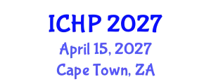 International Conference on Hadron Physics (ICHP) April 15, 2027 - Cape Town, South Africa