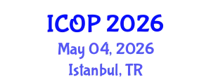 International Conference on Optics and Photonics (ICOP) May 04, 2026 - Istanbul, Turkey