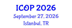 International Conference on Optics and Photonics (ICOP) September 27, 2026 - Istanbul, Turkey