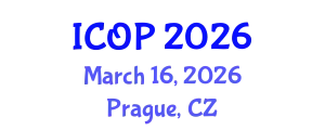 International Conference on Optics and Photonics (ICOP) March 16, 2026 - Prague, Czechia