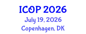 International Conference on Optics and Photonics (ICOP) July 19, 2026 - Copenhagen, Denmark