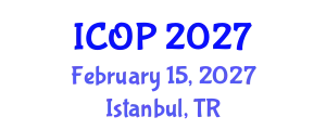 International Conference on Optics and Photonics (ICOP) February 15, 2027 - Istanbul, Turkey