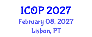 International Conference on Optics and Photonics (ICOP) February 08, 2027 - Lisbon, Portugal