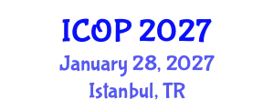 International Conference on Optics and Photonics (ICOP) January 28, 2027 - Istanbul, Turkey
