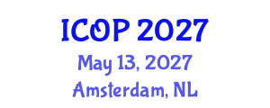 International Conference on Optics and Photonics (ICOP) May 13, 2027 - Amsterdam, Netherlands