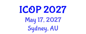 International Conference on Optics and Photonics (ICOP) May 17, 2027 - Sydney, Australia