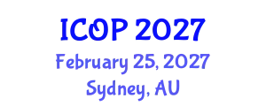 International Conference on Optics and Photonics (ICOP) February 25, 2027 - Sydney, Australia