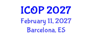 International Conference on Optics and Photonics (ICOP) February 11, 2027 - Barcelona, Spain