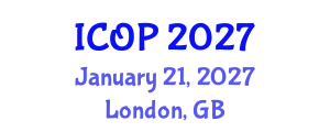 International Conference on Optics and Photonics (ICOP) January 21, 2027 - London, United Kingdom