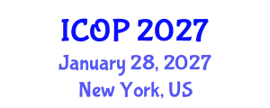 International Conference on Optics and Photonics (ICOP) January 28, 2027 - New York, United States