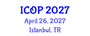 International Conference on Optics and Photonics (ICOP) April 26, 2027 - Istanbul, Turkey
