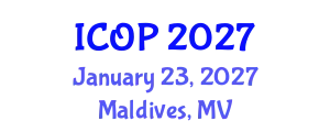 International Conference on Optics and Photonics (ICOP) January 23, 2027 - Maldives, Maldives