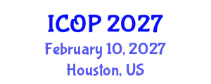 International Conference on Optics and Photonics (ICOP) February 10, 2027 - Houston, United States